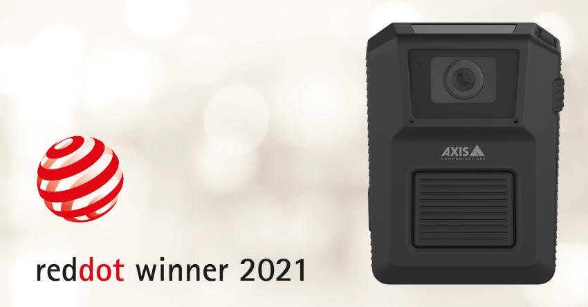AXIS W100 Body Worn Camera wins Red Dot for high design quality